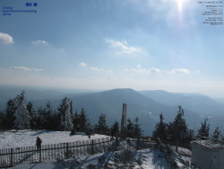 Pohled na jihozápad, Smrk