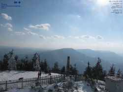 Pohled na jihozápad, Smrk