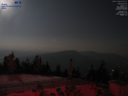 Pohled na jihozápad, Smrk