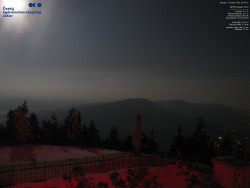 Pohled na jihozápad, Smrk