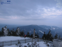 Pohled na jihozápad, Smrk