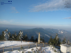 Pohled na jihozápad, Smrk