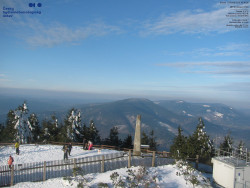 Pohled na jihozápad, Smrk