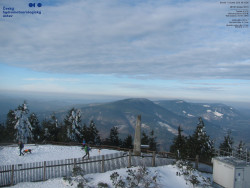 Pohled na jihozápad, Smrk