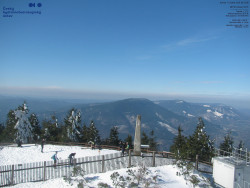 Pohled na jihozápad, Smrk