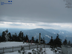 Pohled na jihozápad, Smrk