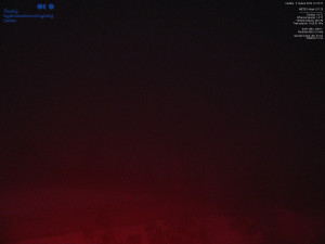 Lysá hora - Pohled na jihozápad, Smrk - 5.4.2026 v 01:30 Lysá hora - Pohled na jihozápad, Smrk - 5.4.2026 v 01:30