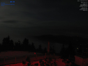 Lysá hora - Pohled na jihozápad, Smrk - 5.4.2026 v 02:15 Lysá hora - Pohled na jihozápad, Smrk - 5.4.2026 v 02:15