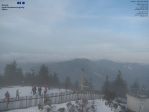 Lysá hora - Pohled na jihozápad, Smrk - 5.4.2026 v 07:00 Lysá hora - Pohled na jihozápad, Smrk - 5.4.2026 v 07:00