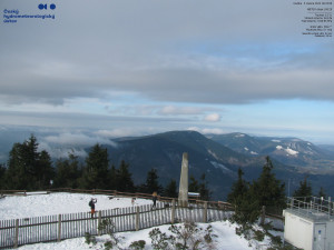 Lysá hora - Pohled na jihozápad, Smrk - 5.4.2026 v 08:30 Lysá hora - Pohled na jihozápad, Smrk - 5.4.2026 v 08:30