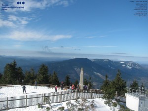 Lysá hora - Pohled na jihozápad, Smrk - 5.4.2026 v 09:15 Lysá hora - Pohled na jihozápad, Smrk - 5.4.2026 v 09:15