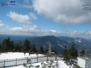 Lysá hora - Pohled na jihozápad, Smrk - 5.4.2026 v 11:00 Lysá hora - Pohled na jihozápad, Smrk - 5.4.2026 v 11:00