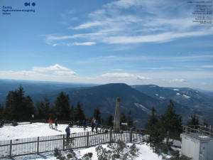 Lysá hora - Pohled na jihozápad, Smrk - 5.4.2026 v 13:00 Lysá hora - Pohled na jihozápad, Smrk - 5.4.2026 v 13:00