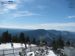 Lysá hora - Pohled na jihozápad, Smrk - 5.4.2026 v 13:45 Lysá hora - Pohled na jihozápad, Smrk - 5.4.2026 v 13:45