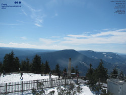 Pohled na jihozápad, Smrk