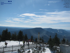 Lysá hora - Pohled na jihozápad, Smrk - 5.4.2026 v 14:45 Lysá hora - Pohled na jihozápad, Smrk - 5.4.2026 v 14:45