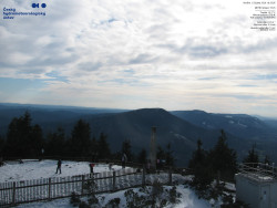 Pohled na jihozápad, Smrk