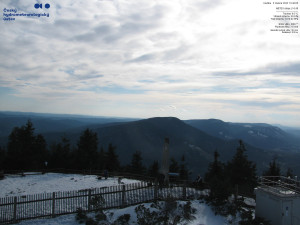 Lysá hora - Pohled na jihozápad, Smrk - 5.4.2026 v 16:45 Lysá hora - Pohled na jihozápad, Smrk - 5.4.2026 v 16:45