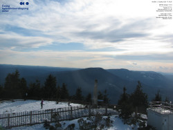 Pohled na jihozápad, Smrk