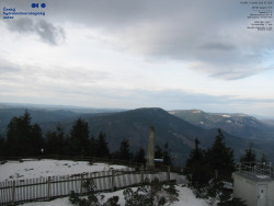 Pohled na jihozápad, Smrk