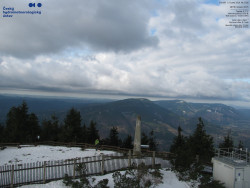 Pohled na jihozápad, Smrk