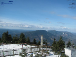 Pohled na jihozápad, Smrk