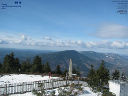 Pohled na jihozápad, Smrk