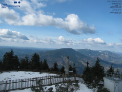 Pohled na jihozápad, Smrk