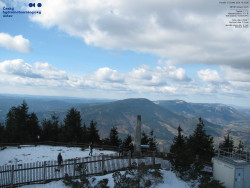 Pohled na jihozápad, Smrk