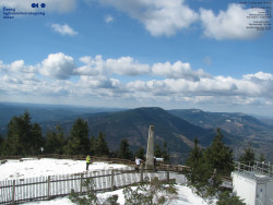 Pohled na jihozápad, Smrk