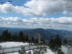 Pohled na jihozápad, Smrk