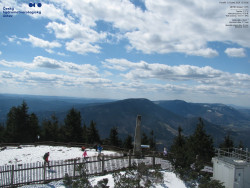 Pohled na jihozápad, Smrk