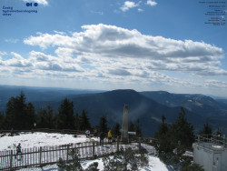 Pohled na jihozápad, Smrk