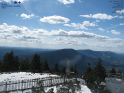 Pohled na jihozápad, Smrk