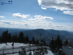 Pohled na jihozápad, Smrk