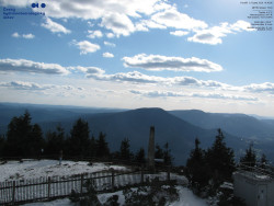 Pohled na jihozápad, Smrk