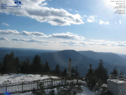 Pohled na jihozápad, Smrk