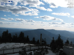 Pohled na jihozápad, Smrk