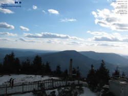 Pohled na jihozápad, Smrk