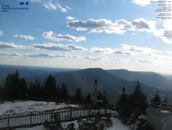 Pohled na jihozápad, Smrk