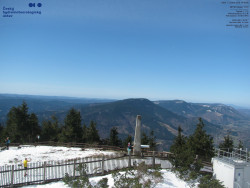 Pohled na jihozápad, Smrk