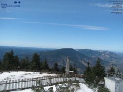 Pohled na jihozápad, Smrk