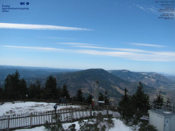 Pohled na jihozápad, Smrk