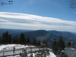 Pohled na jihozápad, Smrk