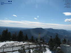 Pohled na jihozápad, Smrk