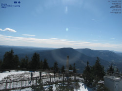 Pohled na jihozápad, Smrk