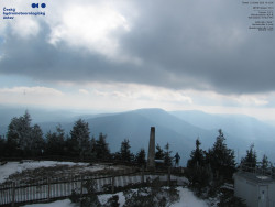 Pohled na jihozápad, Smrk