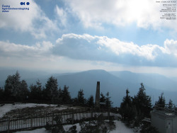 Pohled na jihozápad, Smrk