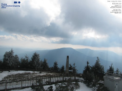 Pohled na jihozápad, Smrk