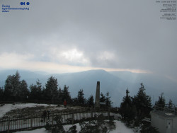 Pohled na jihozápad, Smrk